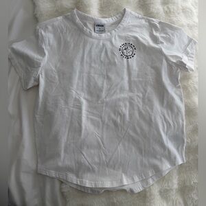 White Womans Gymshark T-Shirt